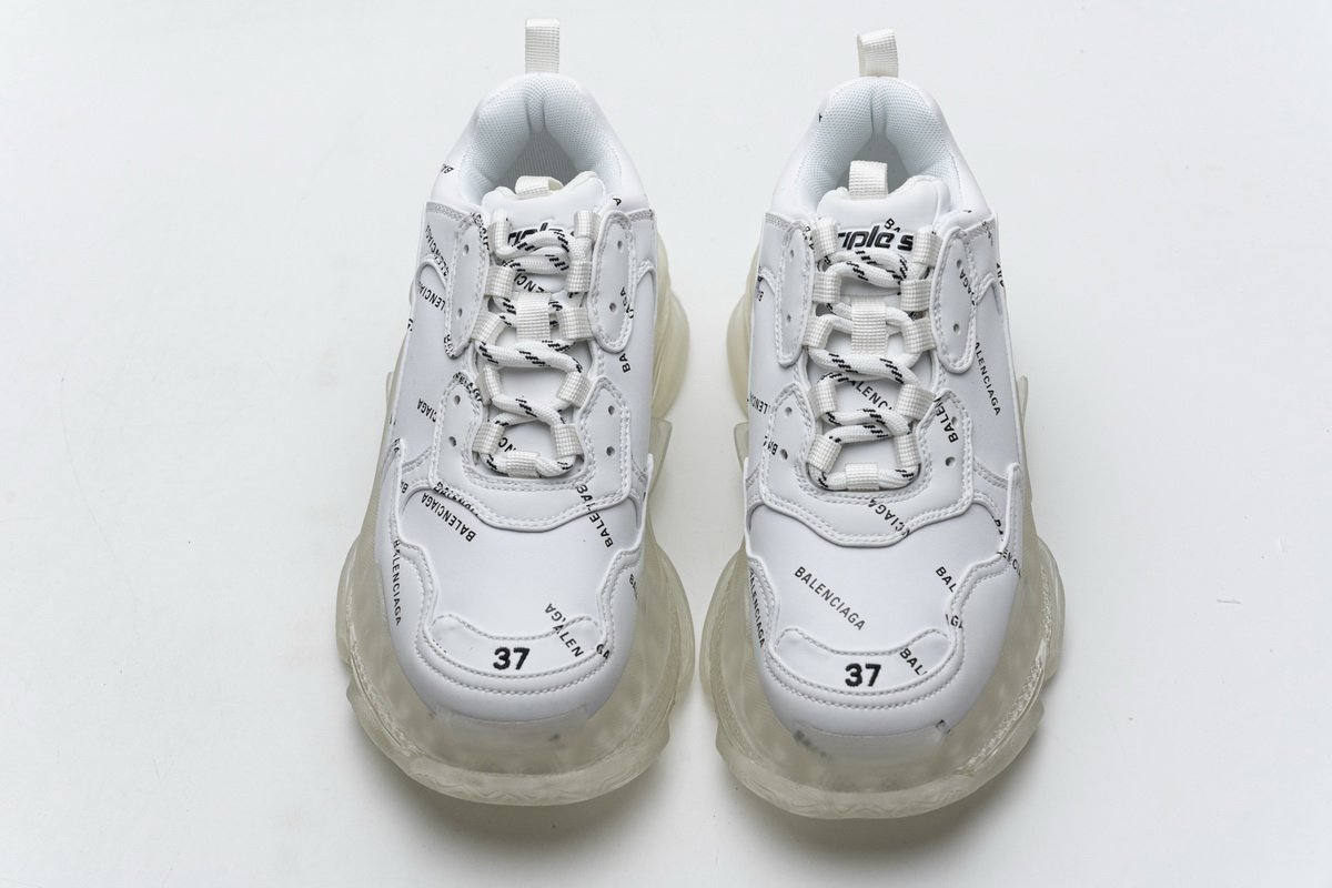 524039 w09e1 2021 Ba*len*cia*ga triple s letter white