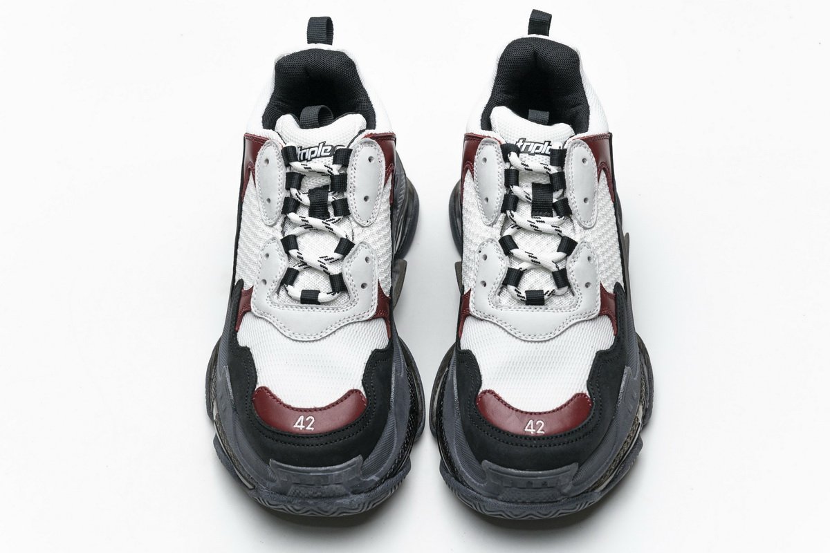 541624 w09o1 2268 Ba*len*cia*ga triple s black brown red