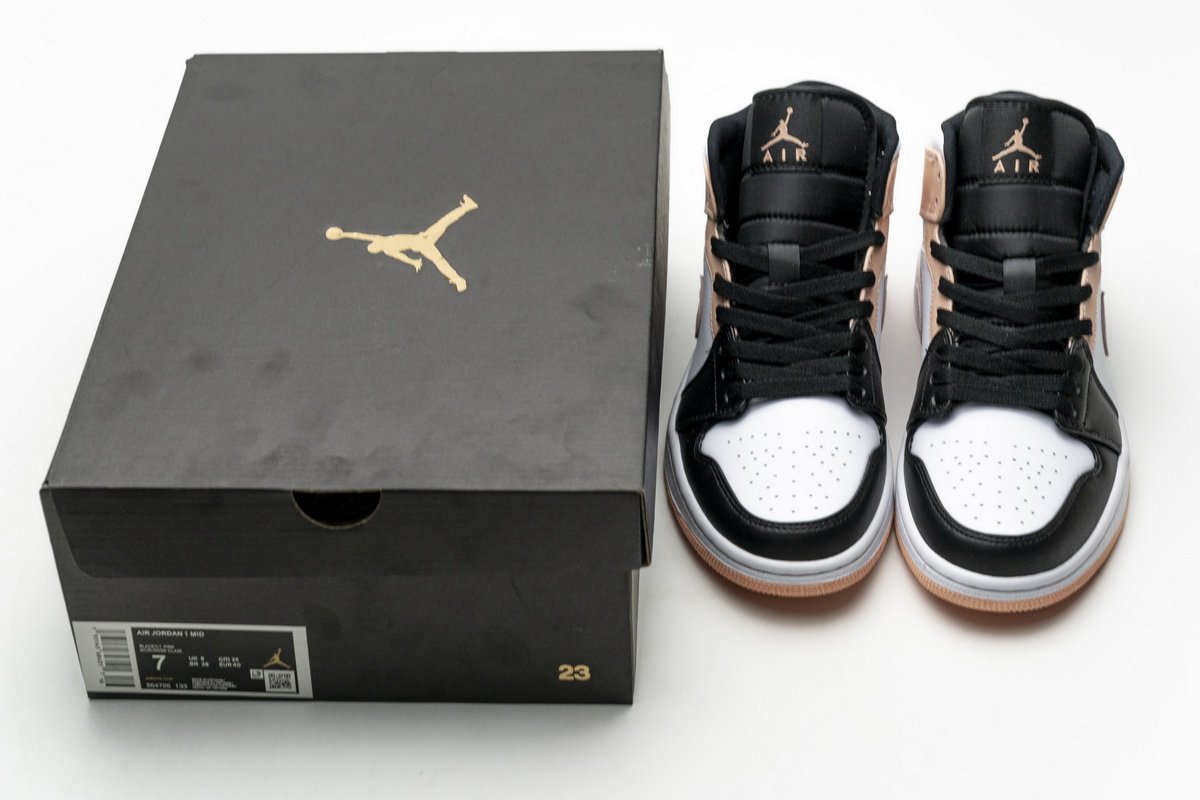 554725-133 Air Jordan 1 Mid Crimson Tint