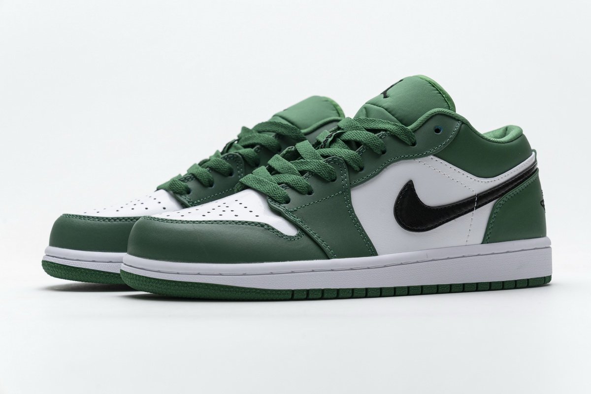 553558-301 Air Jordan 1 Low Pine Green