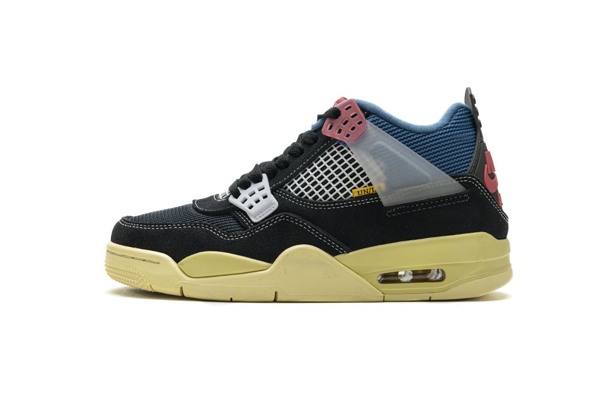 DC9533-001 Union LA x Air Jordan 4 Retro SP Off Noir Black