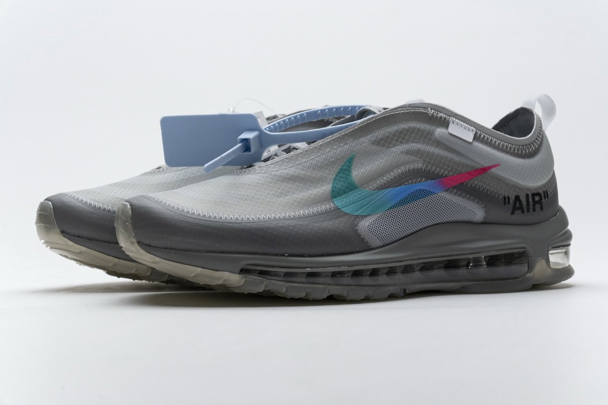 AJ4585-101 Off-White x Nike Air Max 97 Wlolf Grey Menta