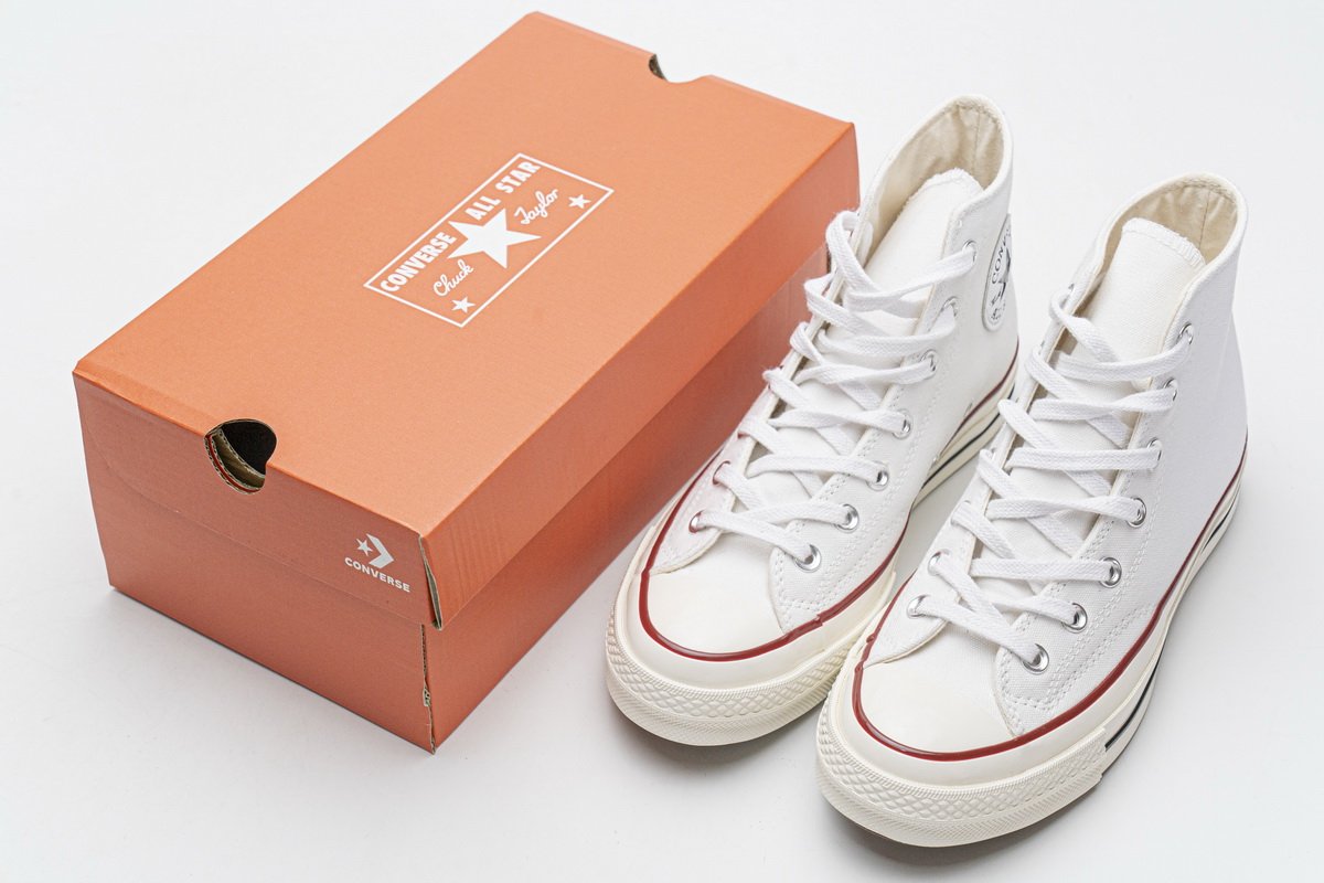 162056C Converse Chuck 70 HI White Garnet Egret
