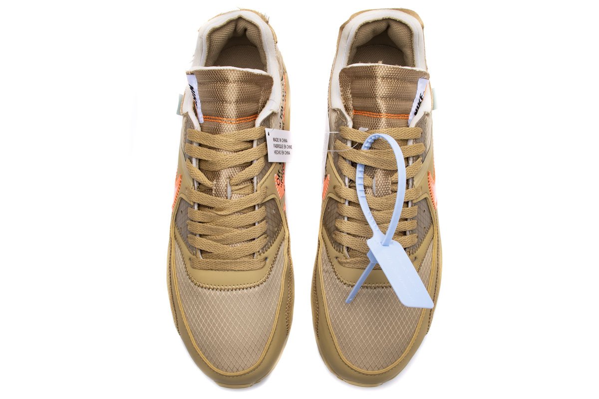 AA7293-200 Off-White x Nike Air Max 90 “Desert Ore”