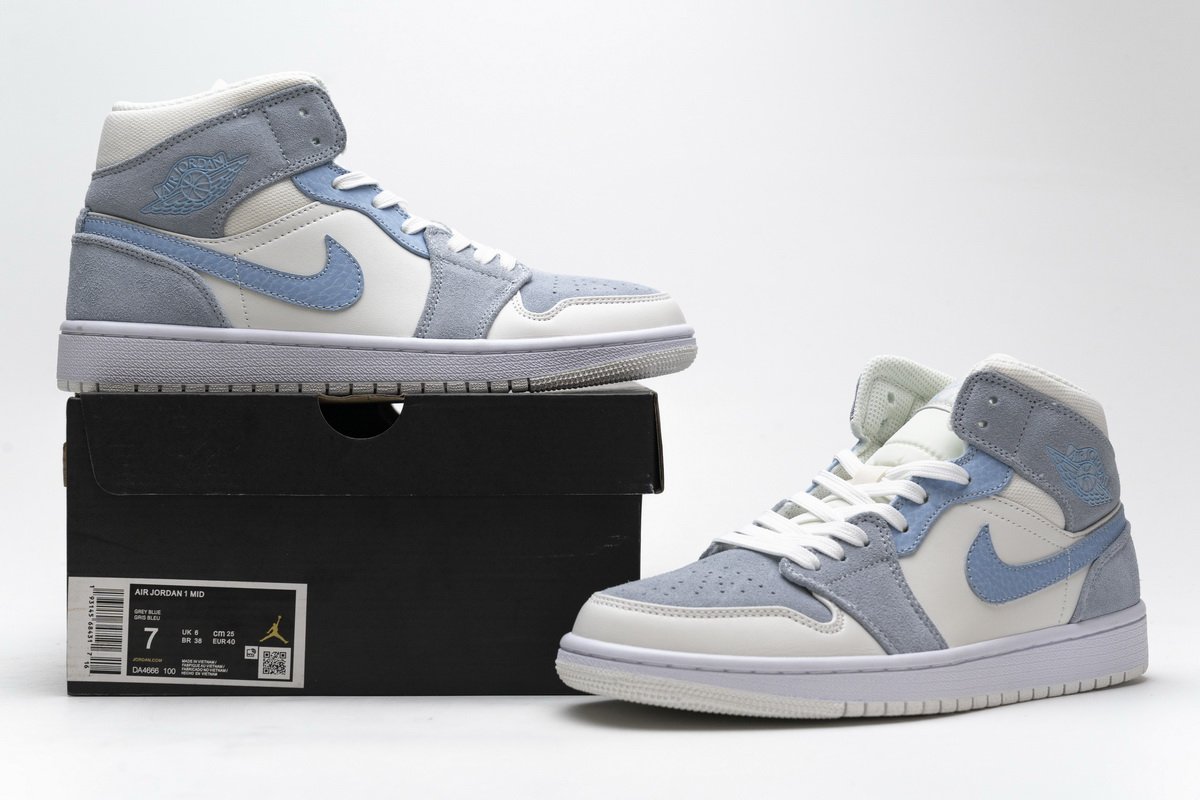DA4666-100 Air Jordan 1 Mid Celestine Blue