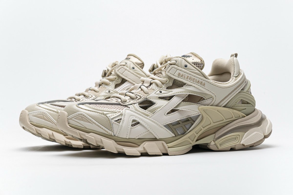 570391 W2GN1 9029 Blenciaga Track 2 Sneaker Khaki