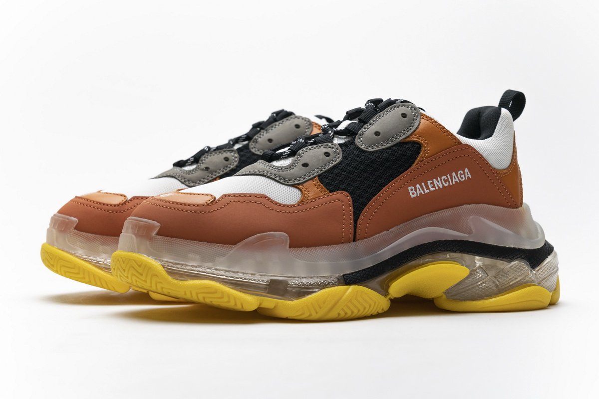 541624 w09e1 1766 Ba*len*cia*ga triple s black orange
