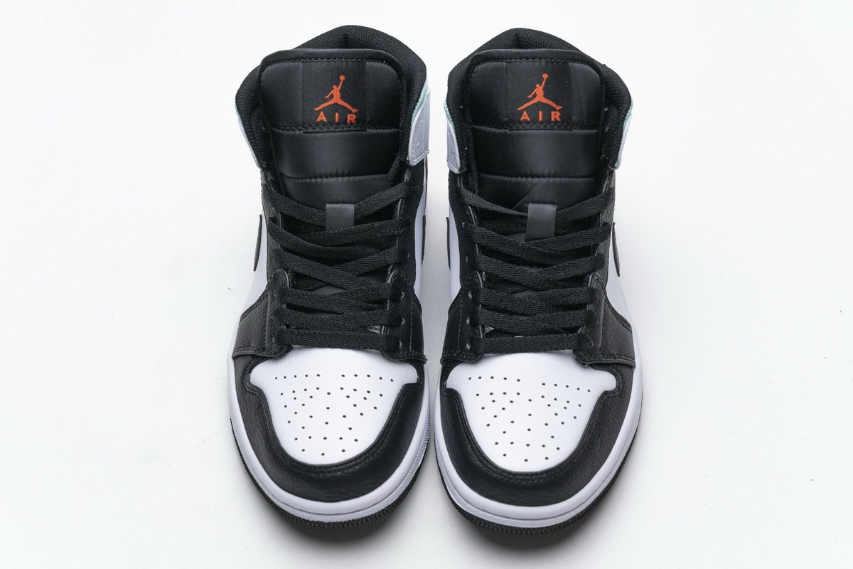 BQ6931-100 Air Jordan 1 Mid GS Black Toe