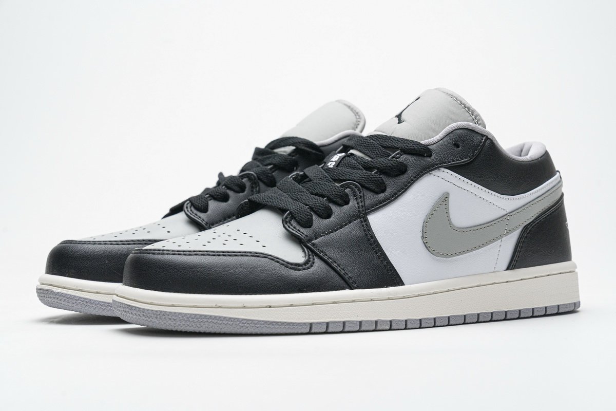 553558-039 Air Jordan 1 Low Light Smoke Grey