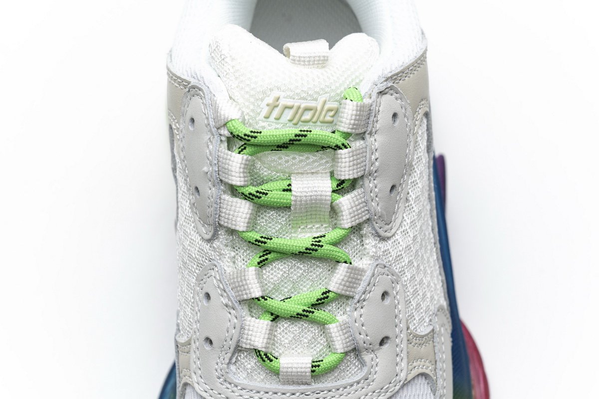 544351 w09e1 1895 Ba*len*cia*ga triple s rainbow