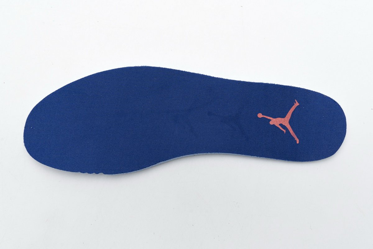 553558-123 Air Jordan 1 Low Blue Yellow Orange