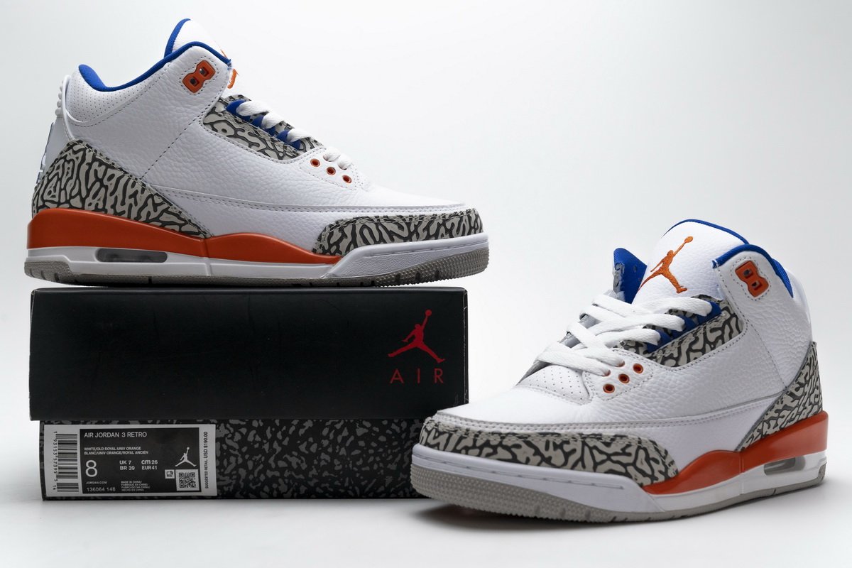 136064-148 Air Jordan 3 Retro ‘Knicks’