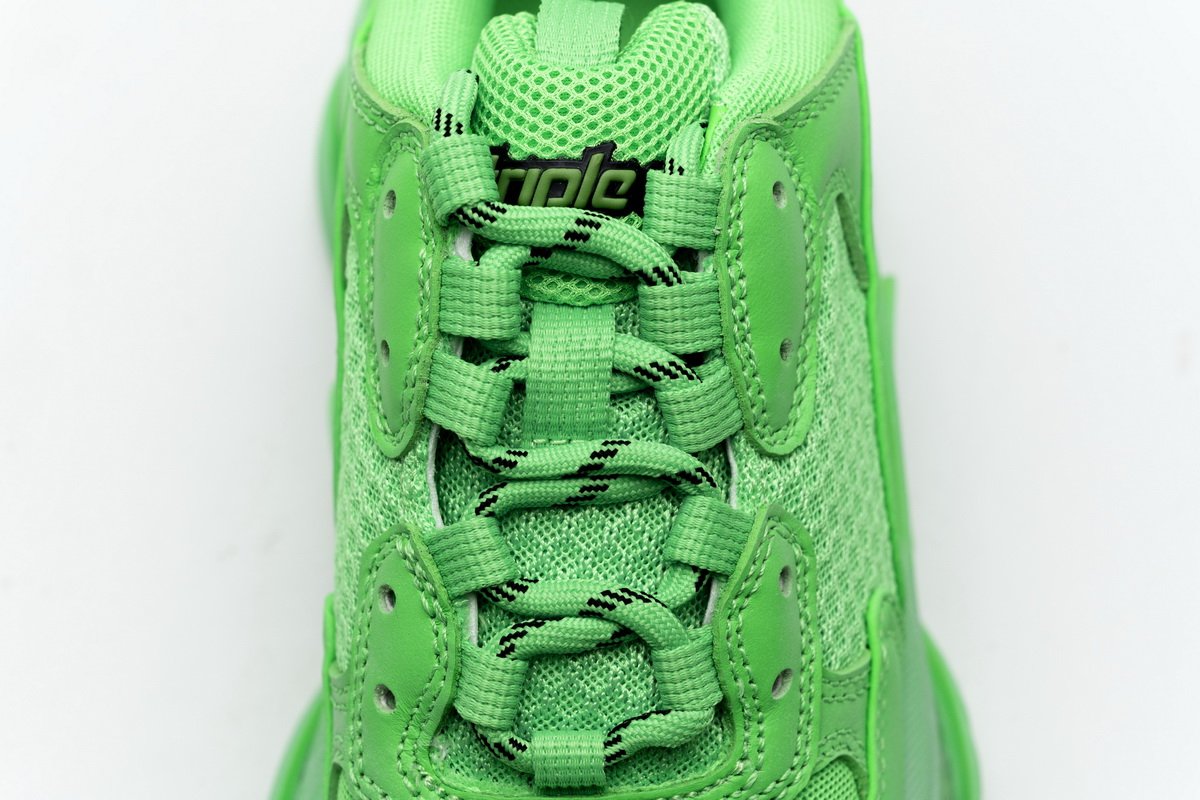 544351 w09ol 3801 Ba*len*cia*ga triple s fluo green