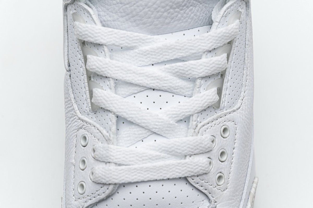 136064-111 Air Jordan 3 Retro Pure White