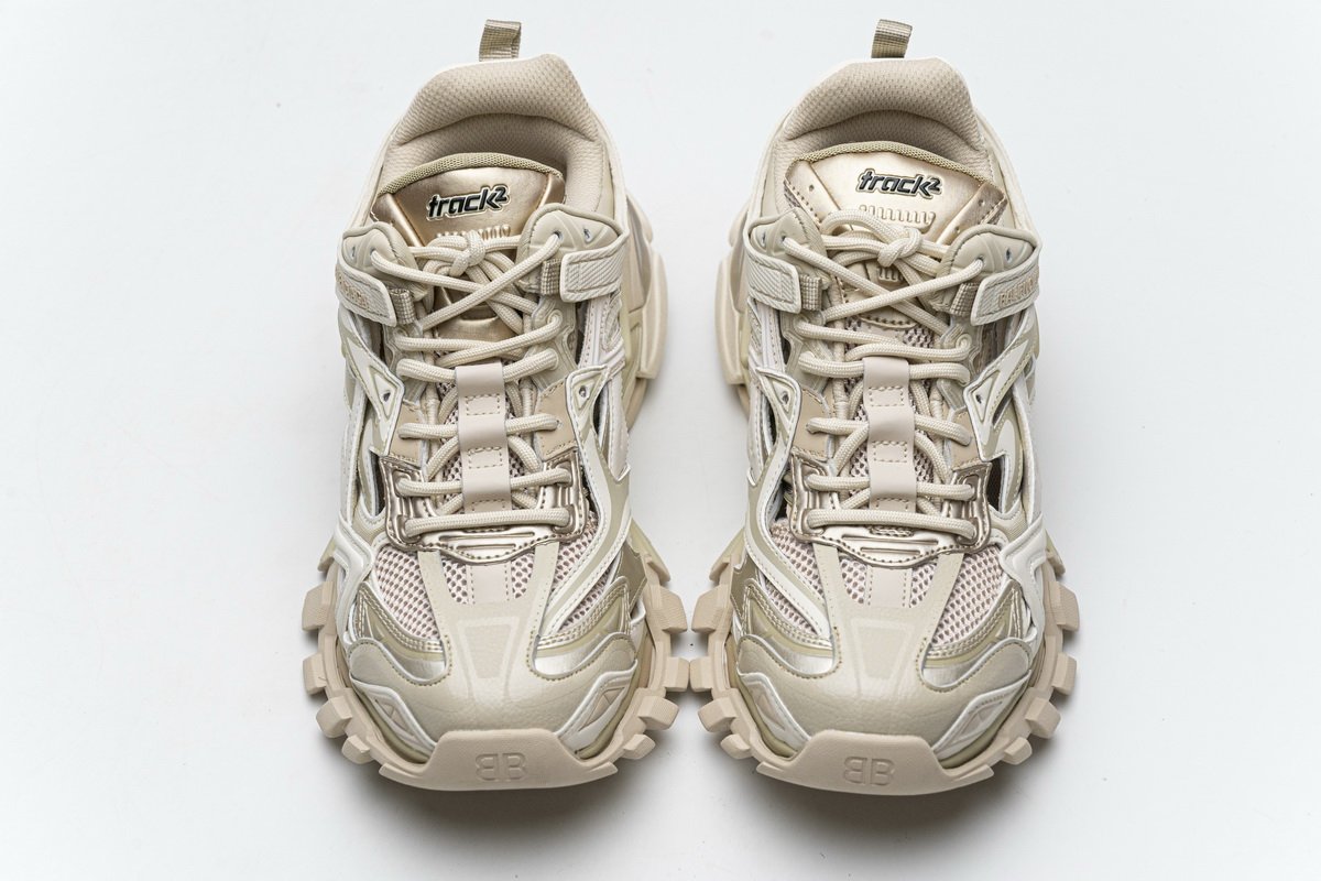 570391 W2GN1 9029 Blenciaga Track 2 Sneaker Khaki