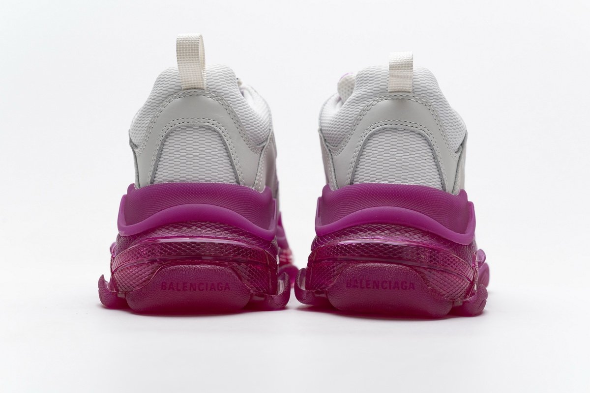 544351 w09o1 2281 Ba*len*cia*ga triple s white pink