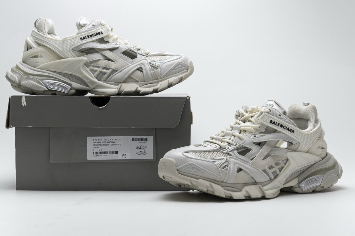 570391 W2GN2 9000 Blenciaga Track 2 Sneaker White