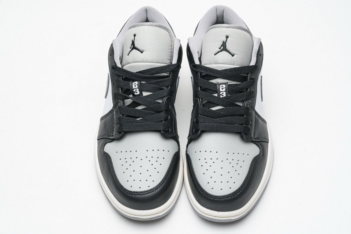 553558-039 Air Jordan 1 Low Light Smoke Grey