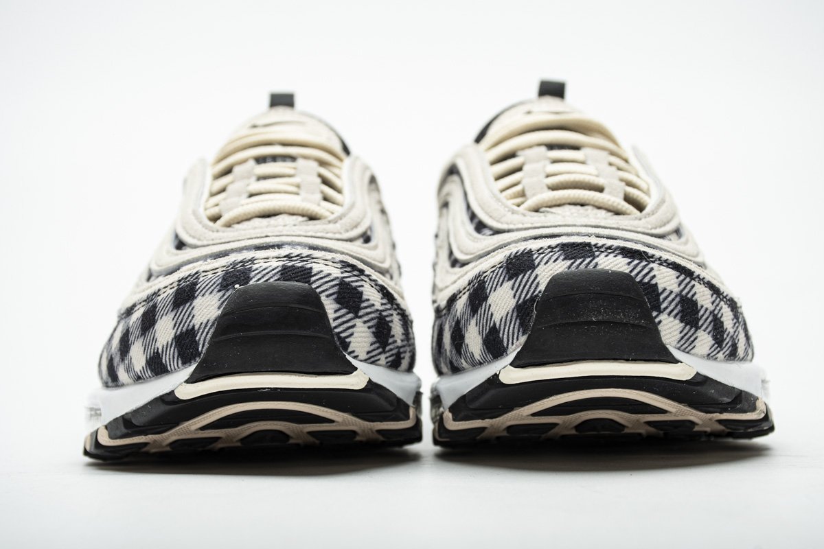 312834-201 Nike Air Max 97 Premium Plaid Light Cream