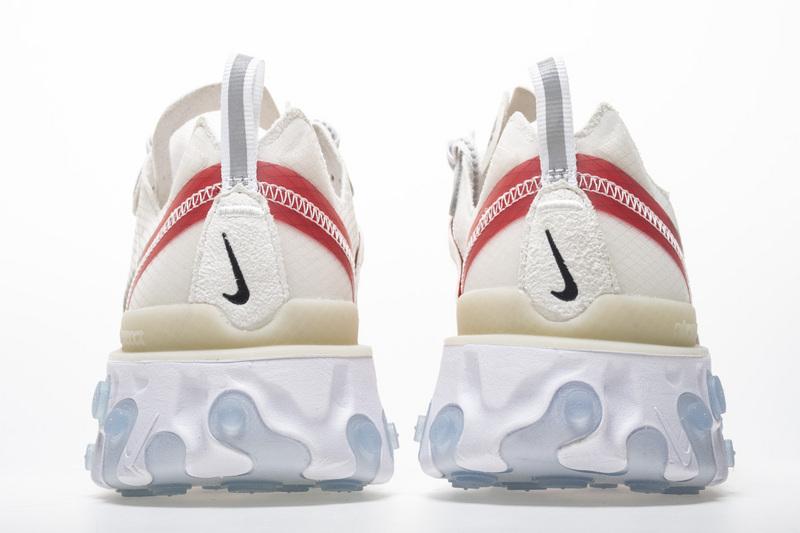 Nike React Element 87 “White Red” AQ1090-100