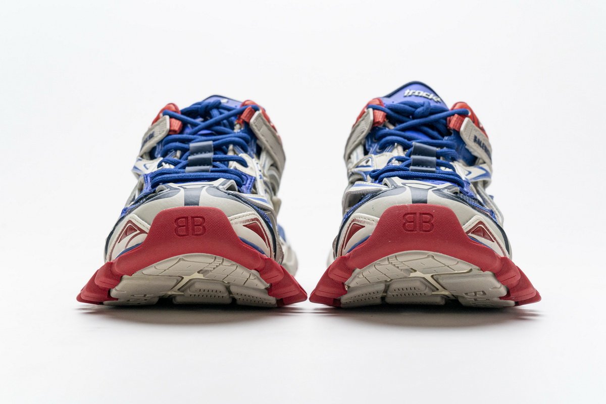 570391 W2GN2 8570 Blenciaga Track 2 Sneaker Beige Blue