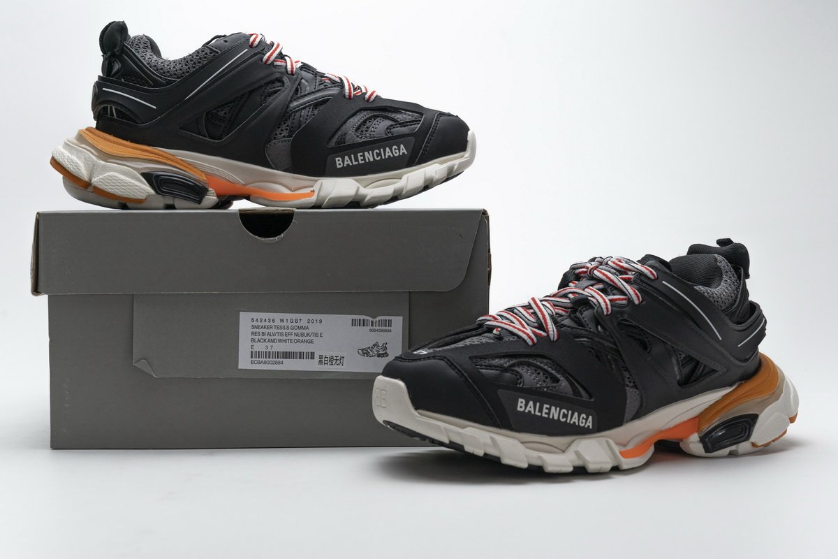 542436 w1gb7 2019 Ba*len*cia*ga tess s.black white orange
