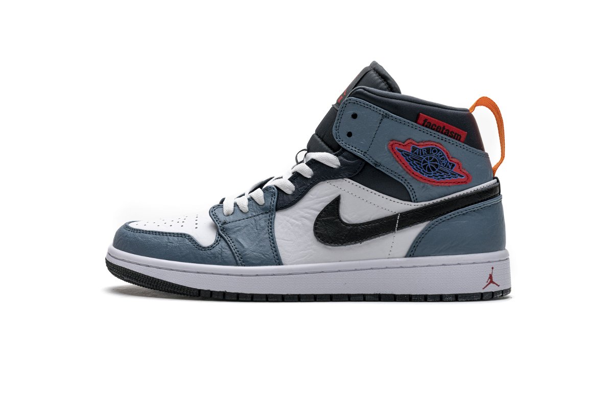 cu2802-100 air jordan 1 mid F**etasm blue teal