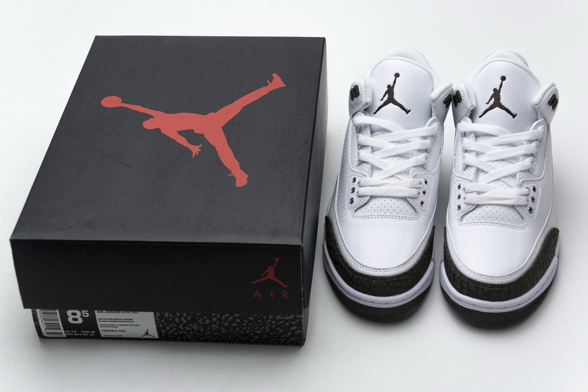 136064-122 Air Jordan 3 Retro ‘Mocha’