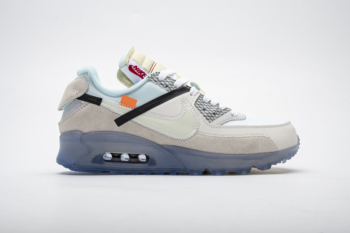 AA7293-100 Off-White x Nike Air Max 90 “All White”