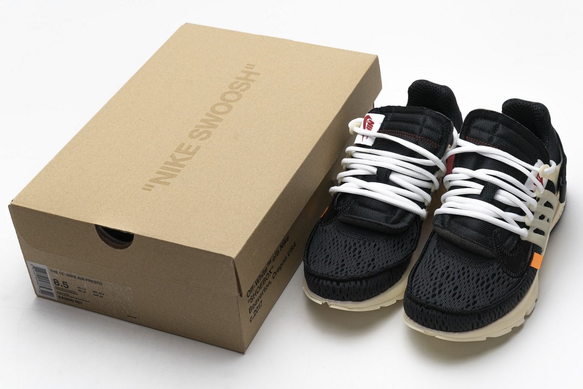 AA3830-001 OFF-WHITE x Nike Air Presto