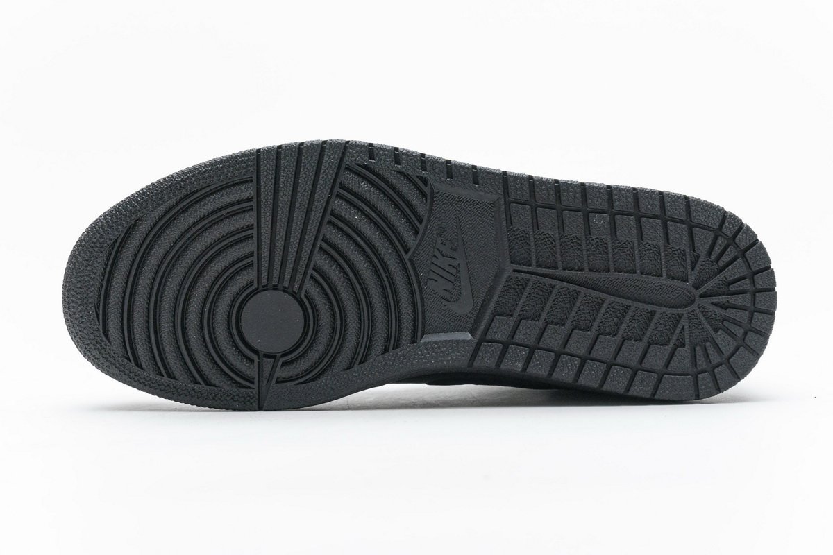 CU2804-300 Edison Chen x Air Jordan 1 Mid “Fearless Black”