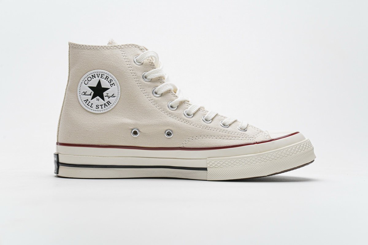 162053C Converse Chuck 70 HI Parchment Garnet Egret