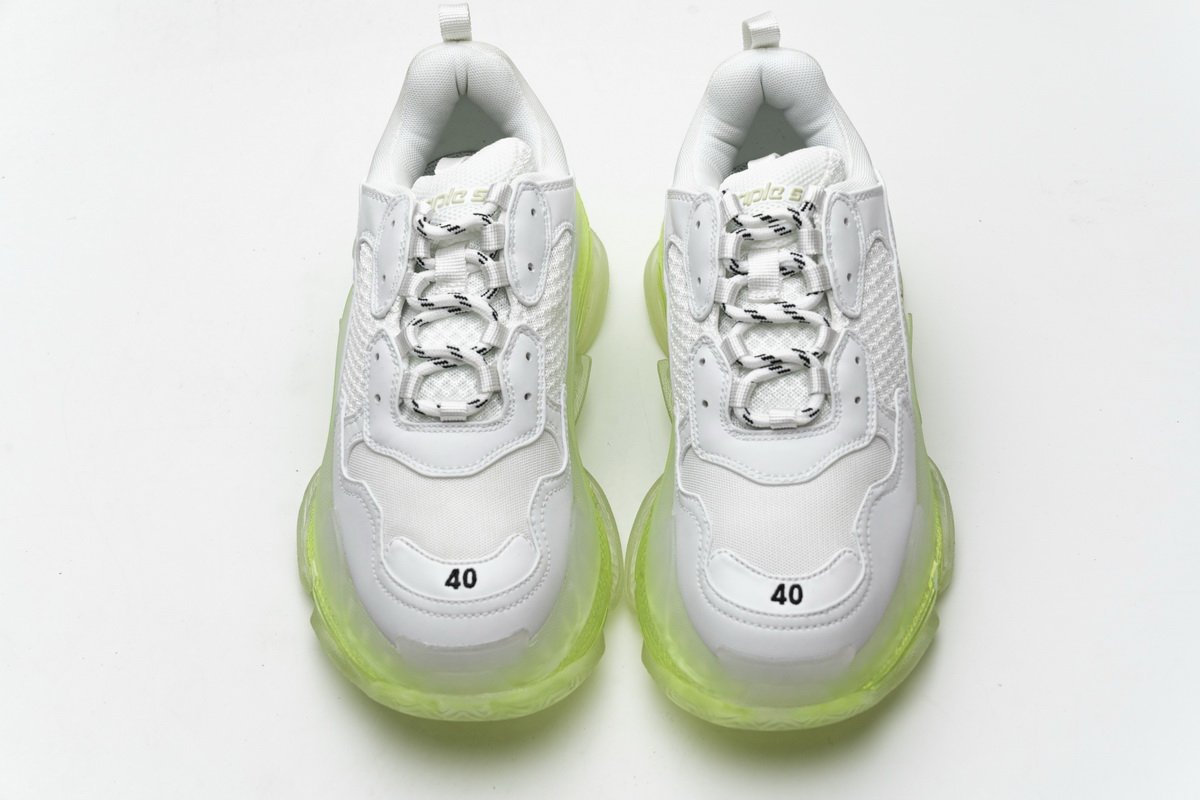 544351 w09e1 1331 Ba*len*cia*ga triple s white green