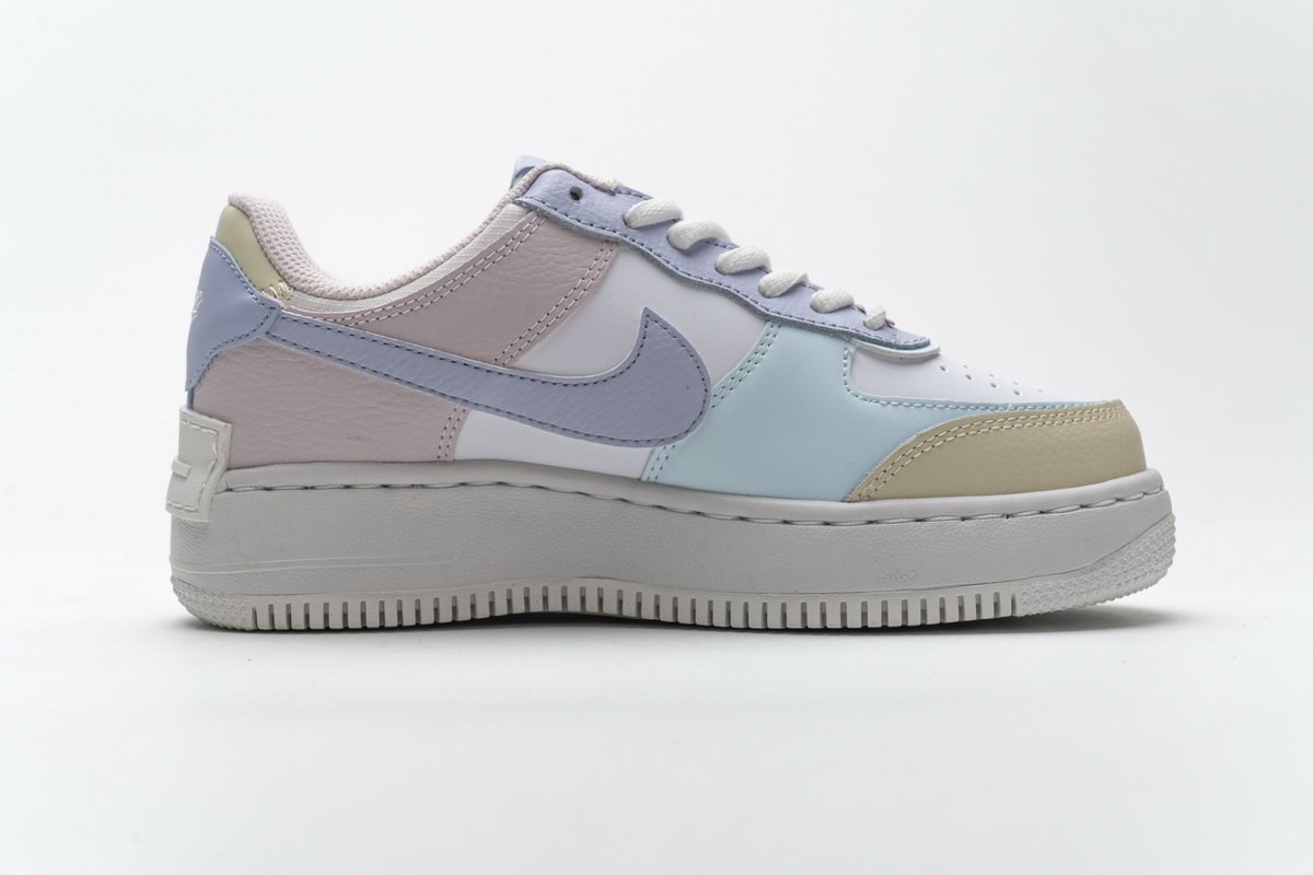 CI0919-106 Womens Air Force 1 Shadow White Ghost