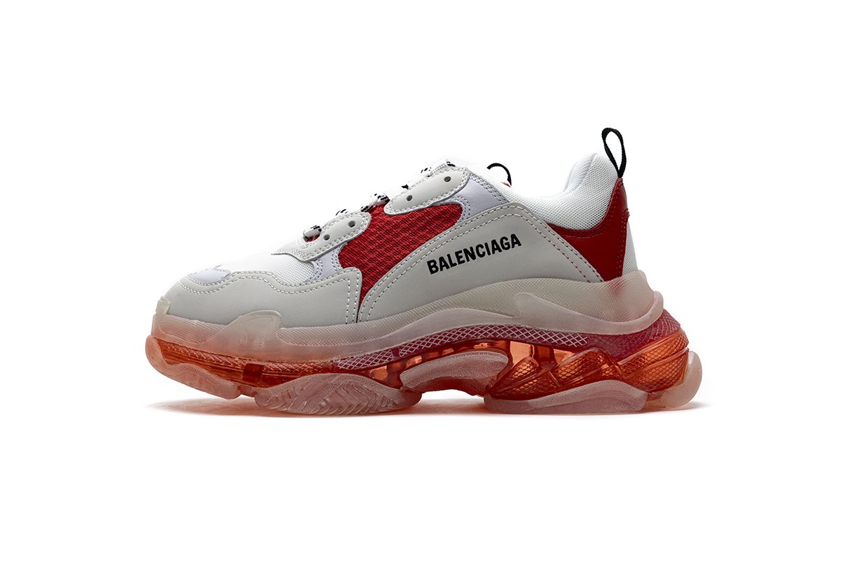 544351 w09e1 4552 Ba*len*cia*ga triple s white red
