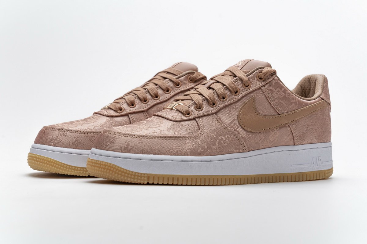 CJ5290-600 CLOT x Nike Air Force 1 Low “Rose Gold”