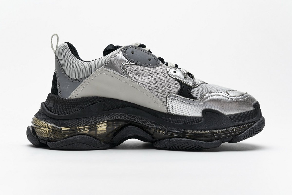 541624 w09e1 7320 Ba*len*cia*ga triple s black silver2