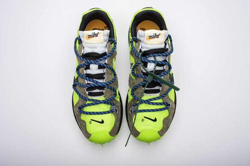 OFF WHITE X Nike Zoom Terra Kiger 5 White Electric Green CD8179-300
