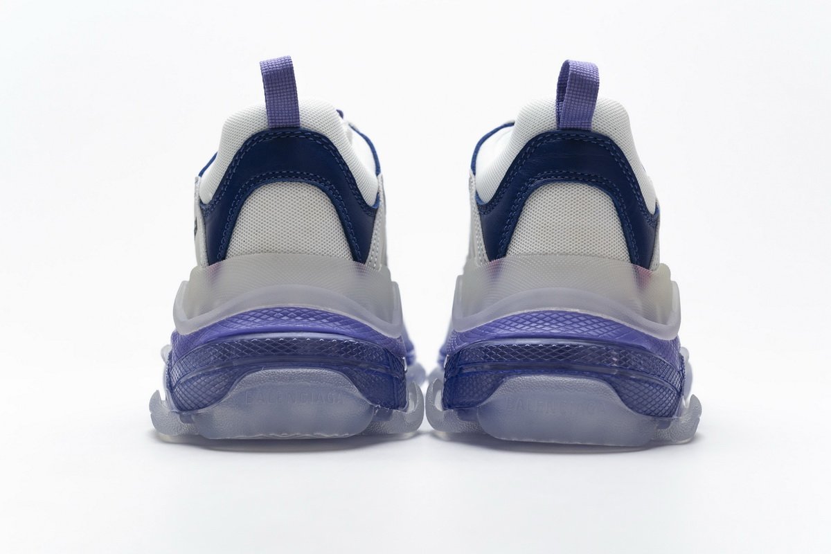 544351 w09e1 1322 Ba*len*cia*ga triple s white purple