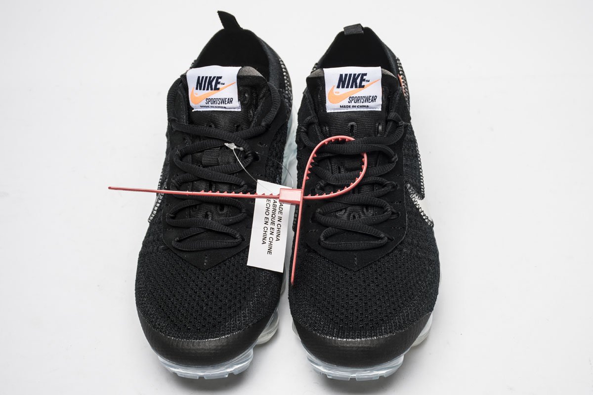 2018 1.0 AA3831-002 Off White x Nike Air VaporMax 2018 ‘Black White’