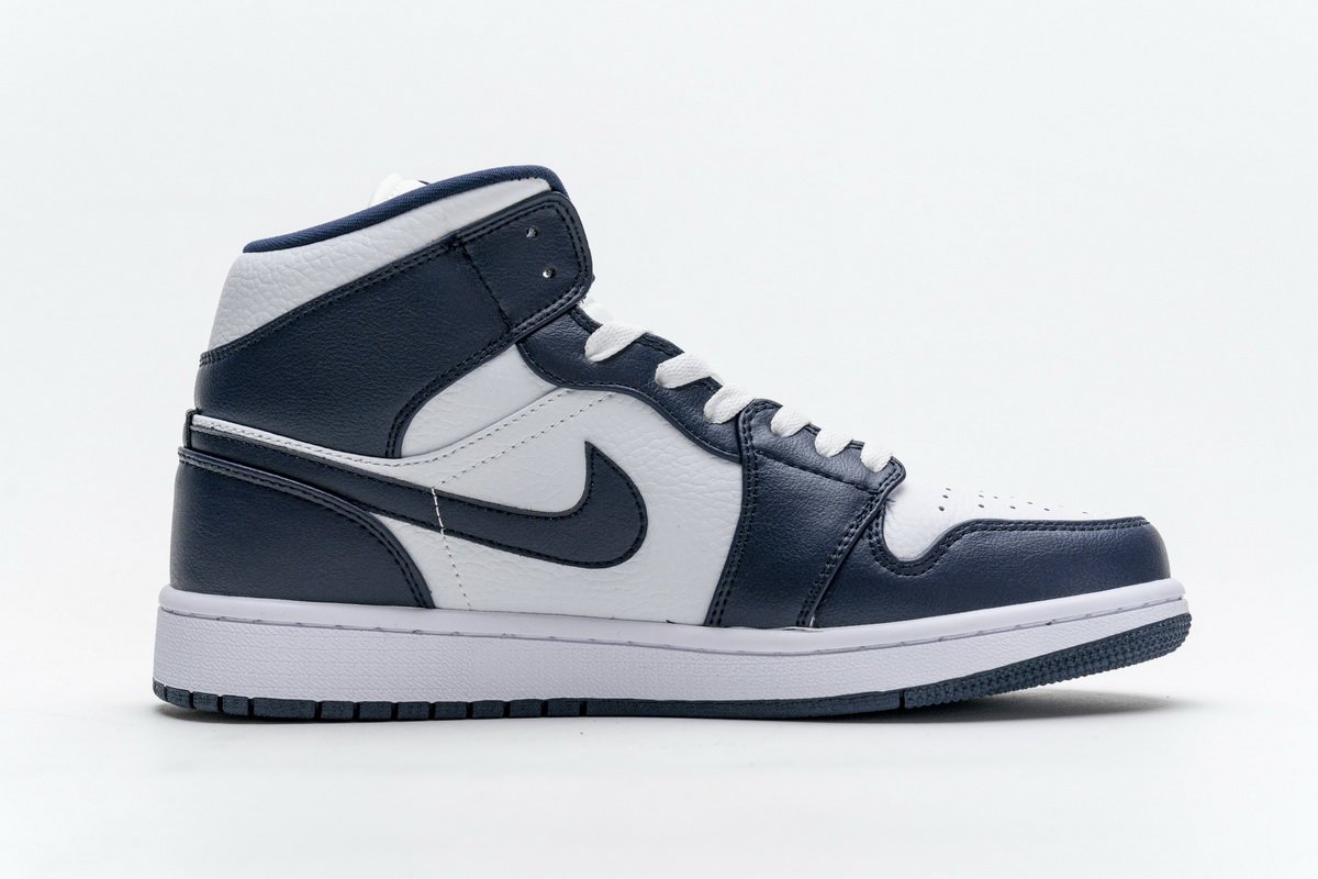 554724-174 Air Jordan 1 Mid Obsidian