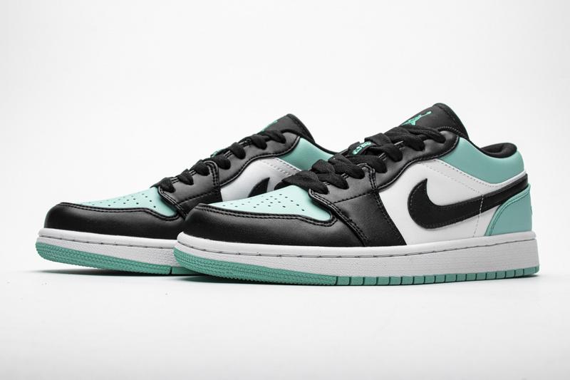 Air Jordan 1 Low Emerald Toe 553558-117