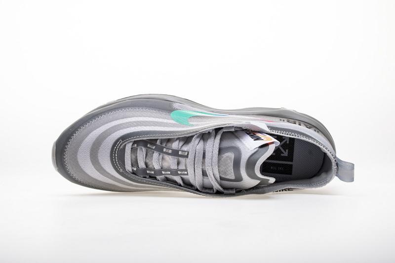 OFF WHITE X Nike Air Max 97 “Wolf Grey Menta” AJ4585-012