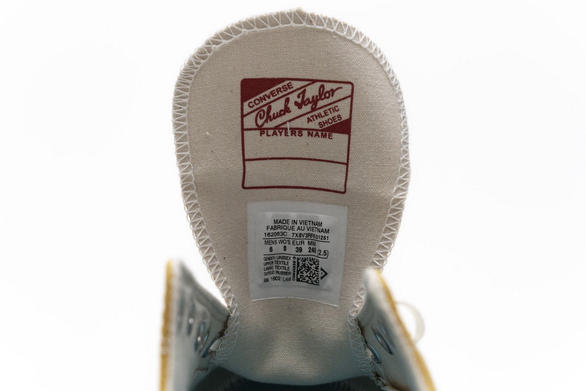 162063C Converse Chuck 70 OX Sunflower Black Egret