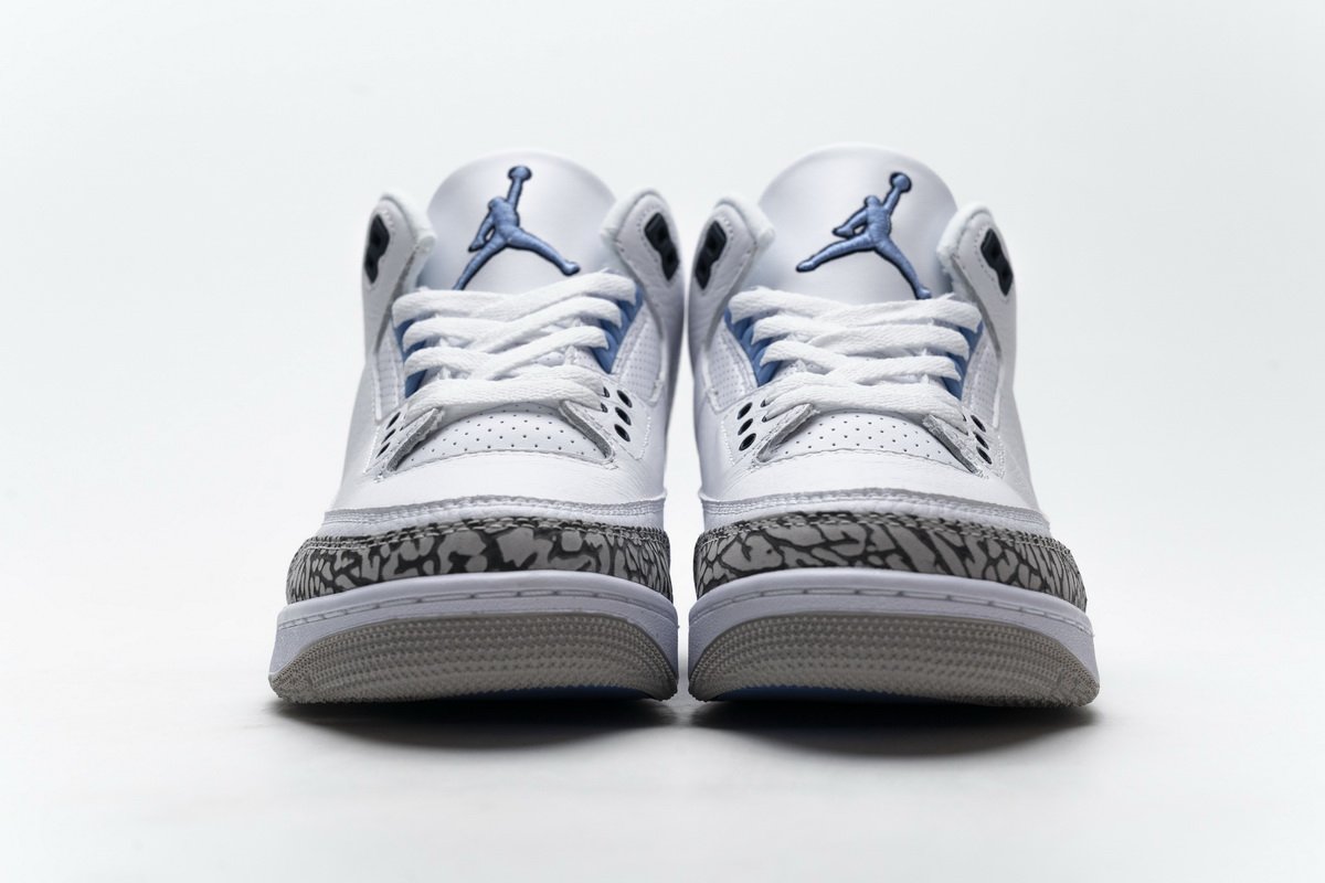 CT8532-104 Air Jordan 3 ‘UNC’