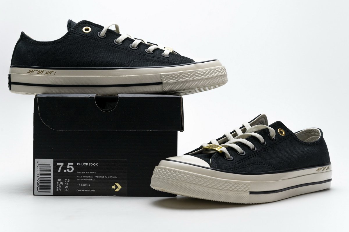 161408C Converse Chuck Taylor All-Star Ox Think 16 Black White