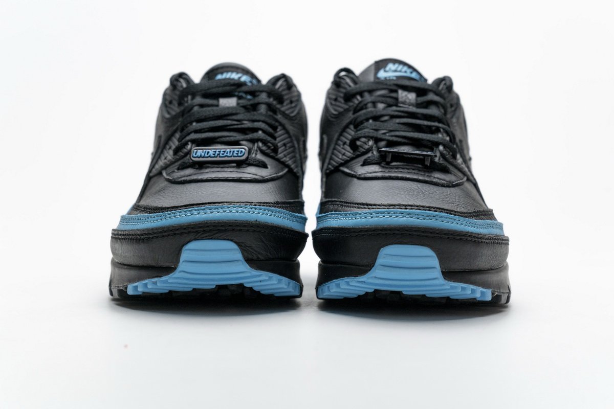 CJ7197-002 Undefeated x Nike Air Max 90 Black Blue Fury