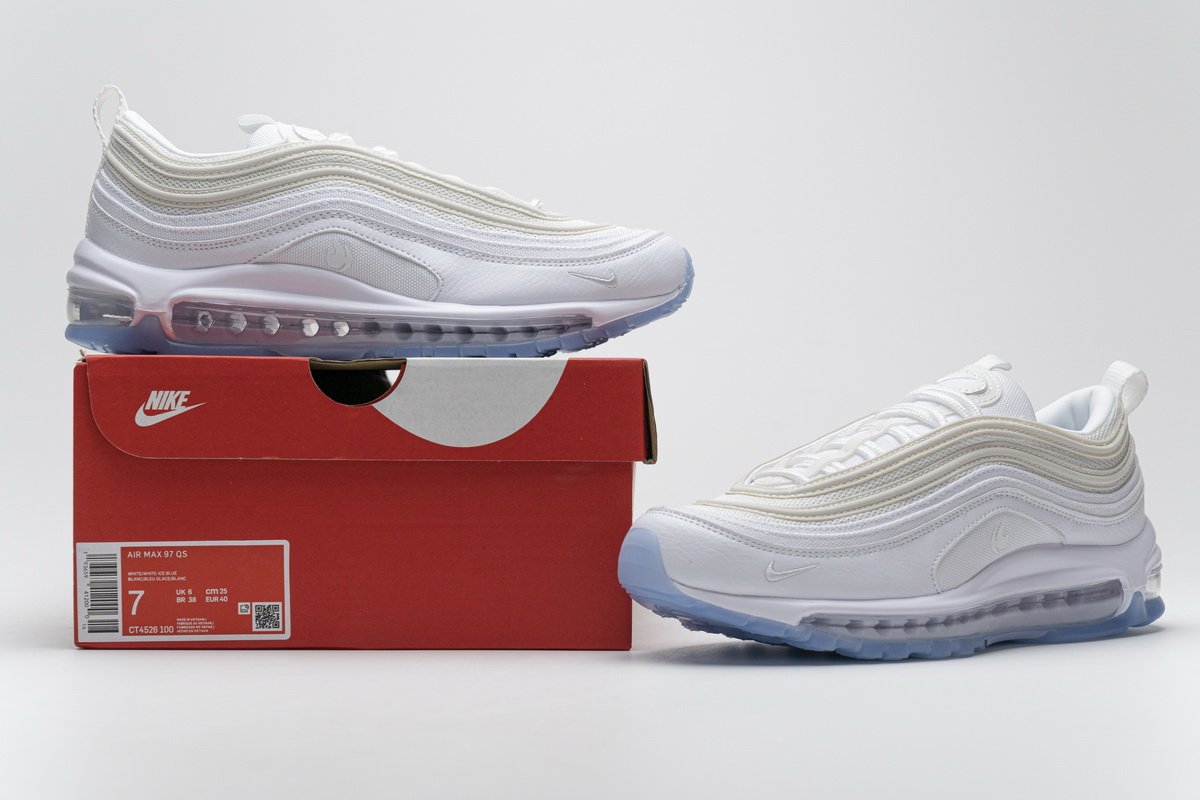 CT4526-100 Air Max 97 QS White Ice