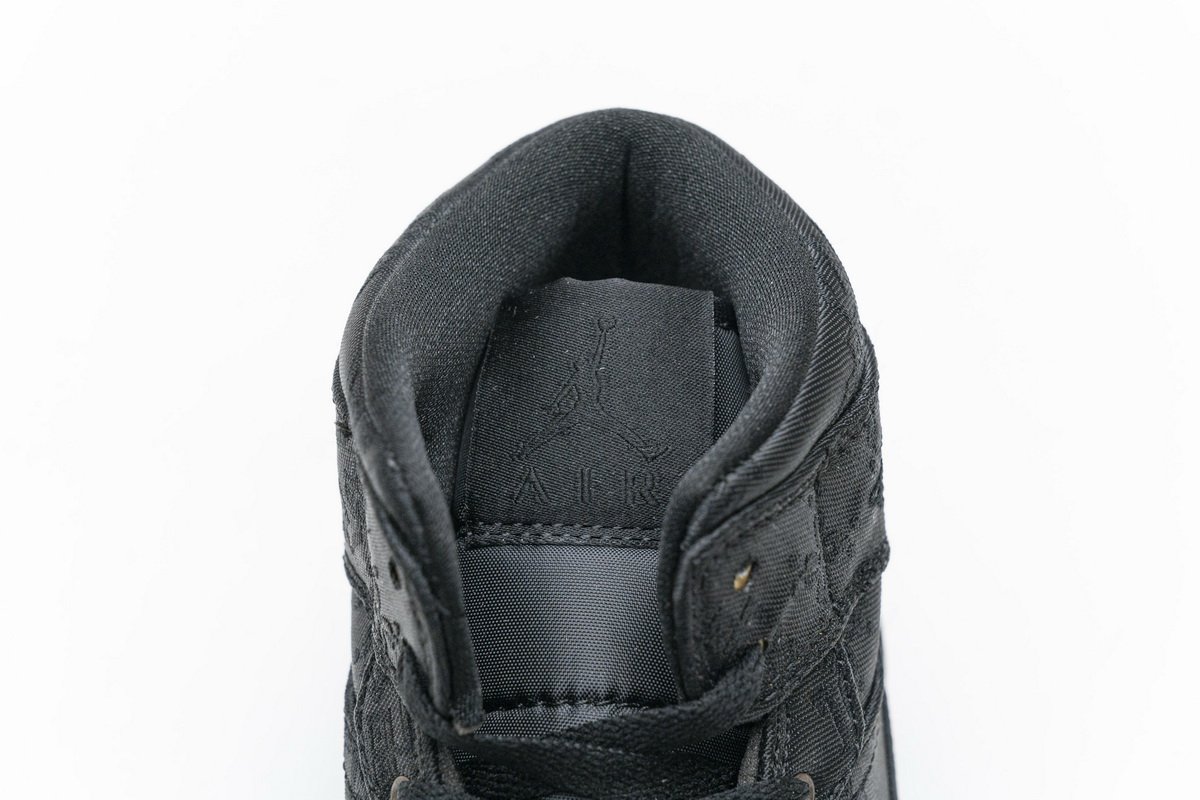CU2804-300 Edison Chen x Air Jordan 1 Mid “Fearless Black”