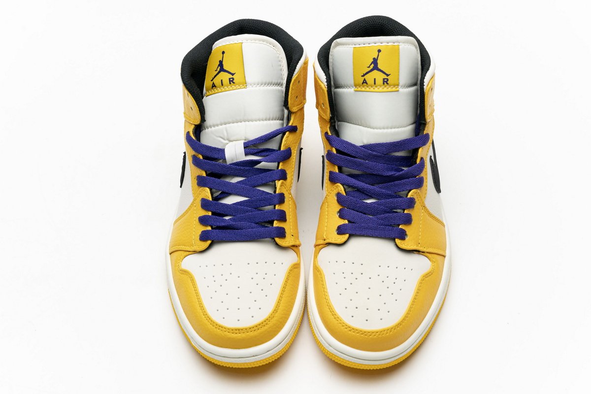 852542-700 Air Jordan 1 Mid Lakers